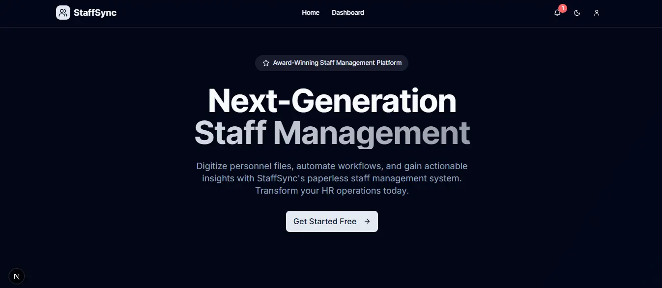 StaffSync — HR platform for modern organisations